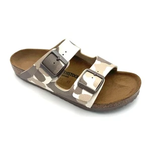 Birkenstock Arizona Kids Unisex Sandals, Desert Soil Camo Almond, Sz 3, MSRP $80 - Picture 1 of 9