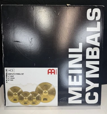 Meinl Neverused Cymbals HCS Cymbal Complete Set (14", 16", 20") See Description - Image 1 of 4