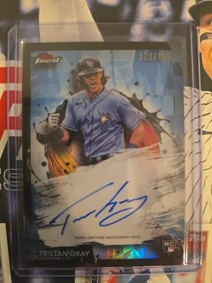 2024 Topps Finest - Finest Autographs Tristan Gray  Refractor /150 (AU, RC) - Image 1 of 3