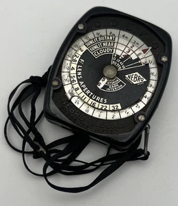 VINTAGE Nebro Visual Exposure Light Meter Kamera Fotografie Ausrüstung Bakelit - Bild 1 von 3