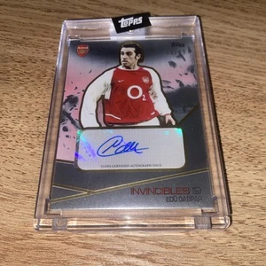 Topps Arsenal Invincibles 2003/2004 Edu Gaspar Autographed Card /49 - Picture 1 of 2