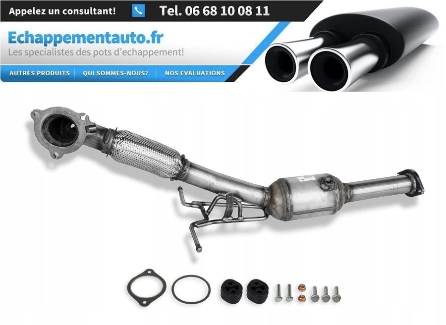 Catalyseur Volvo S60 I/S80 I/XC70 P2/XC90 I 2.5i 8603158 8603074 8603727  - Photo 1/1