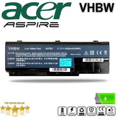 Genuine AS07B72 AS07B31 For Acer 5930 5930G 5920 5920G 8730ZG 8930G 6930 Battery - Image 1 of 4