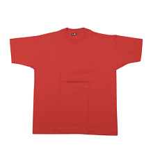 Deadstock Vintage 90s Streetwear Mens Size XL Blank Short Sleeve T-Shirt Red