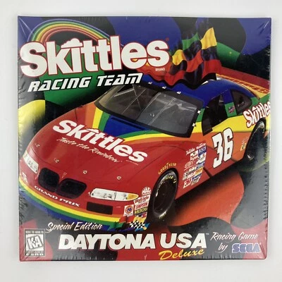 NEW Skittles Special Edition Daytona USA Deluxe PC Game Windows 95 Sega Racing - Image 1 of 4