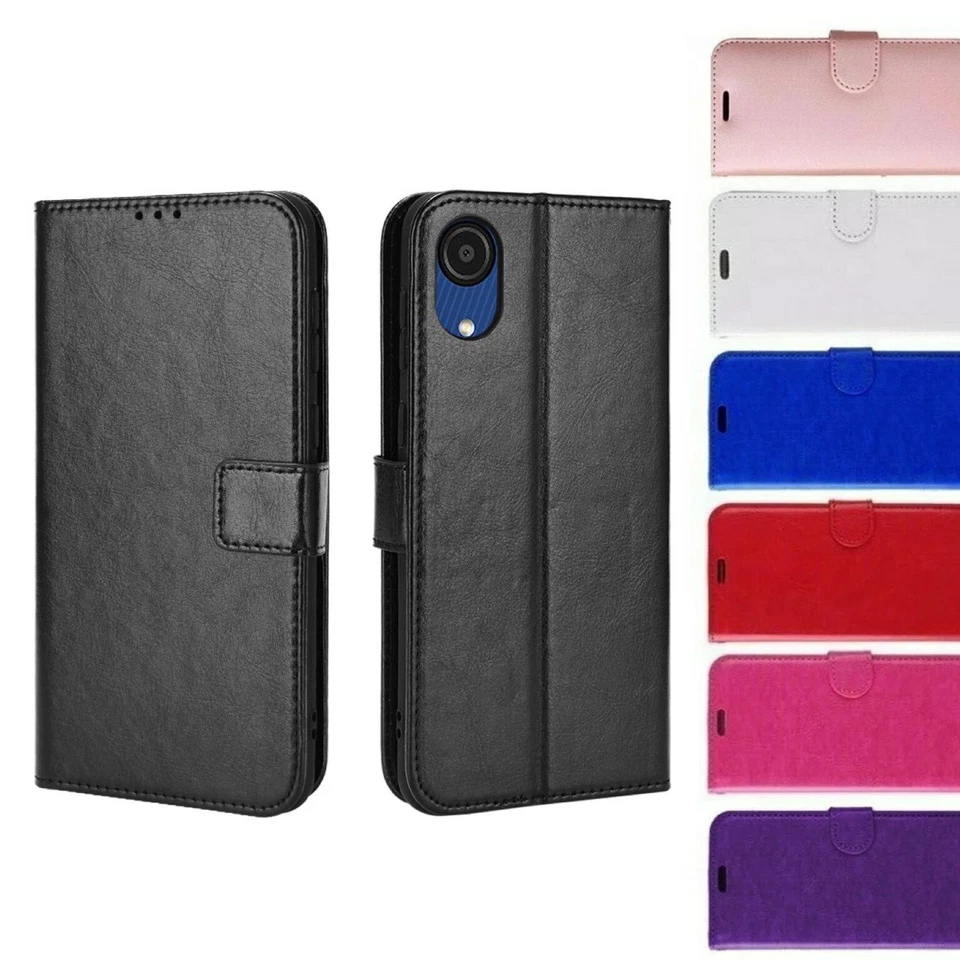 Case For Samsung Galaxy A03 Core A16 A15 Leather Flip Card Wallet Stand Cover
