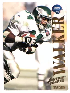 1995 Action Packed Pinnacle Herschel Walker Football Card #67 New York Giants - Picture 1 of 24