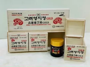 Korean Lingzhi Reishi Mushroom Ganoderma Lucidum Extract Gold 120gx3  고려영지정골드 - Picture 1 of 14