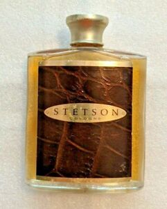 STETSON COLOGNE COTY US Men Perfume SPLASH 2.25 fl oz Glass Jar Bottle 66.5 mL