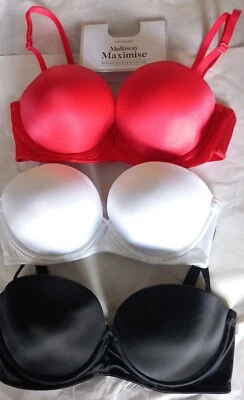2 РАЗМЕРА БОЛЬШЕ MAXIMISE BOOB JOB SUPERBOOST БОМБА МНОГОСТОРОННИЙ БЮСТГАЛЬТЕР PRIMARK-НОВЫЙ С ЯРЛЫКАМИ - Изображение 1 из 4