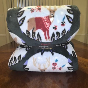 NWT Vera Bradley XL Oversized Throw Blanket Merry Mischief Ornaments - Foto 1 di 4