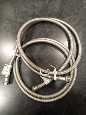 VATIOS 2 CADA 60" LÍNEA DE SUMINISTRO TRENZA METÁLICA FREGADERO LAVAVAJILLAS S1 Foto 1 de 2