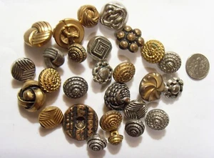 27 vintage antique early plastic collector buttons lot heraldic uniform 52369 - Picture 1 of 8