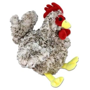 Huhn Kuscheltier sitzend - ca. 28 cm Stofftier Hahn Plüschtier - Bild 1 von 6