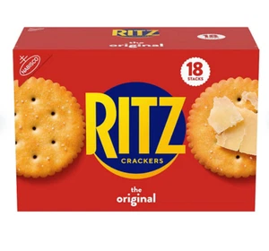 RITZ Original Crackers – Classic Buttery Snack, 3.43 oz Packs, 18 Ct. FREE SHIPP - Picture 1 of 6