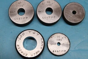 x5 off Ring Gauges bore micrometer setting rings 0.315"--0.6"--0.1557"--0.156" - Picture 1 of 4