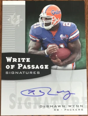 2007 Ultimate Collection Write Of Passage Signatures DeShawn Wynn WP-DW - Image 1 of 2