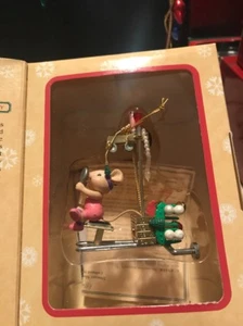 ENESCO CHRISTMAS ORNAMENT: PRIMPING IRON MISS MERRY MOUSE #9 LAST IN SERIES NEW - Picture 1 of 8