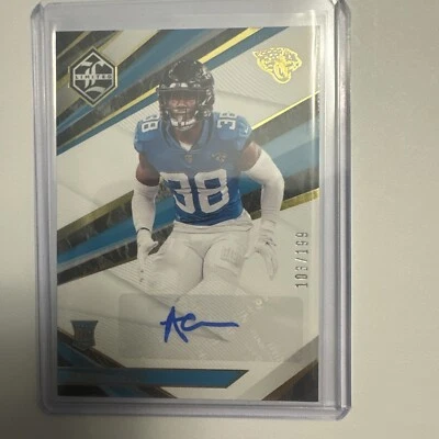 2021 Panini Limited - Rookie Autograph #240 Andre Cisco /199 (AU, RC) - Image 1 of 3