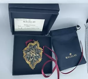 Buccellati Sterling Decorazione Natalizia 2016 Edizione Limitata #11/250 Poinsettias - Foto 1 di 3