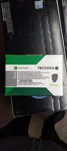 GENUINE FACTORY SEALED LEXMARK 78C0XKG EXTRA HIGH YIELD TONER CARTRIDGE- BLACK - Picture 1 of 3