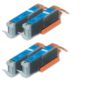 4 Stück Tintenstrahlpatrone Cyan Verwendung für CLI-271XL Pixma TS5020 TS6020 MG5720 MG5721 - Bild 1 von 1