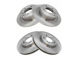 Front and Rear TRQ Brake Rotor Set fits Mitsubishi Lancer 2008-2014 56KYVD - Picture 1 of 1