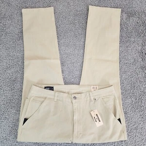 Pantalone Carlos Ray Uomo 38X32 Slim Chino Grigio Elasticizzato Tasche Tattico Tac/Dis Nuovo con etichette - Foto 1 di 13