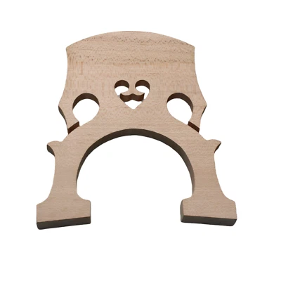 1 pcs Double Bass Bridge maple bass parts 4/4 - Image 1 of 3