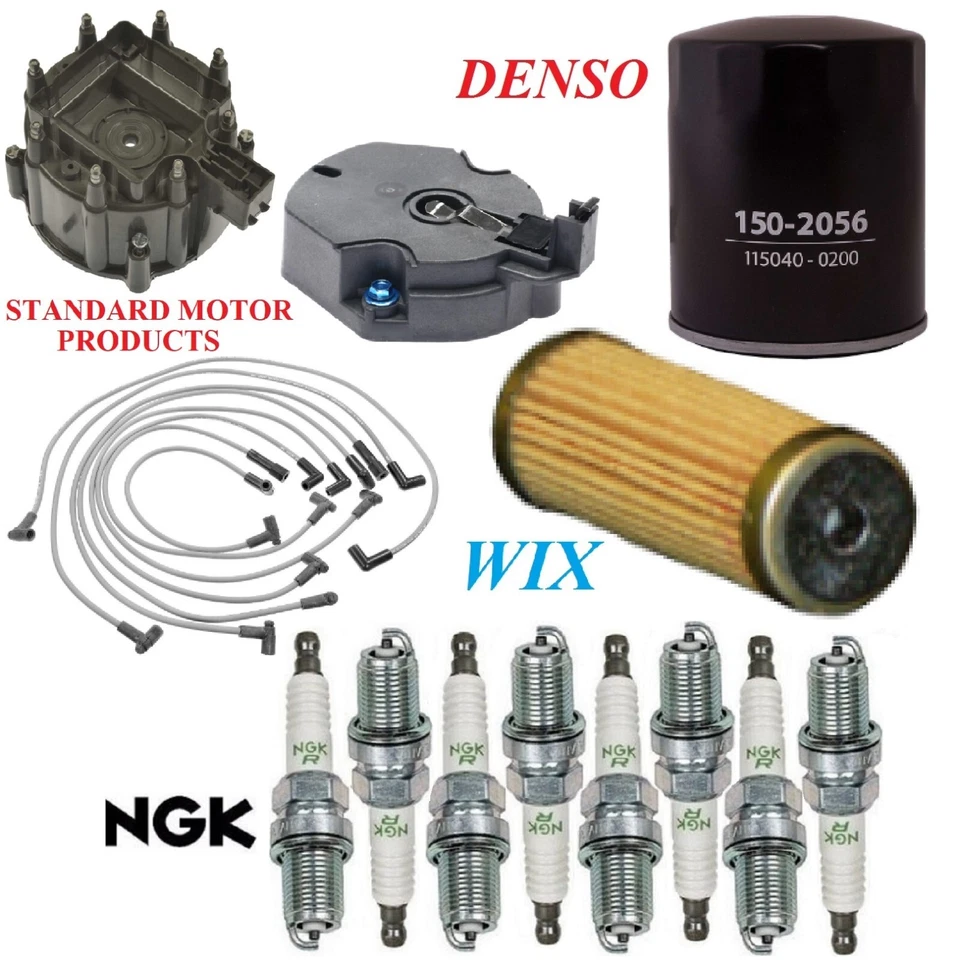 Tune Up Kit Filters Cap Wire Spark Plugs For CHEVROLET C10 V8 5.0L 1981 - Image 1 of 1