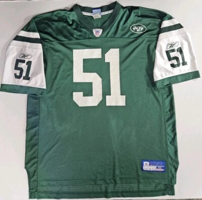 Reebok On Field Men's New York Jets Jonathan Vilma # 51 Jersey 2XL - Image 1 of 4