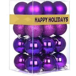 GameXcel 24Pcs Christmas Balls Ornaments for Xmas Tree - Shatterproof Christmas - Picture 1 of 8