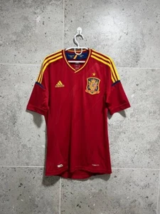 Spanien 2012-2013 Home Fußball Trikot Fußball Trikot Adidas Rot Herren Größe S - Bild 1 von 14