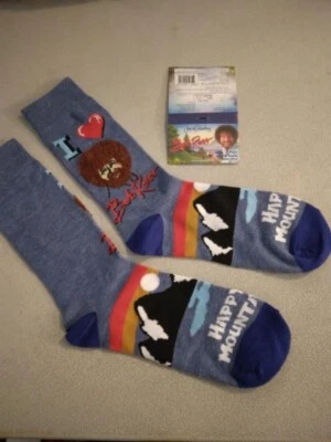 I Love Bob Ross Crew袜子276705 — 第 1/2 张图片