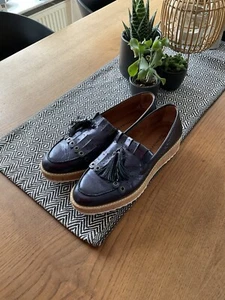 Coole Loafer von Tamaris, Gr. 38, Leder, Marineblau, bequem, kaum getragen - Bild 1 von 3