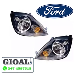 Coppia Fari Anteriori DX SX H4 per Ford Fiesta V 2006–2008 Fanali Proiettori Kit - Foto 1 di 3