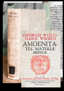 1704 medicina chimica fronda Amoenitates materiae medicae Syllabus materiae - Foto 1 di 1