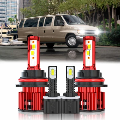 Faros LED + faros antiniebla para Ford E-350 Super Duty 1999 2000-2007 Foto 1 de 4