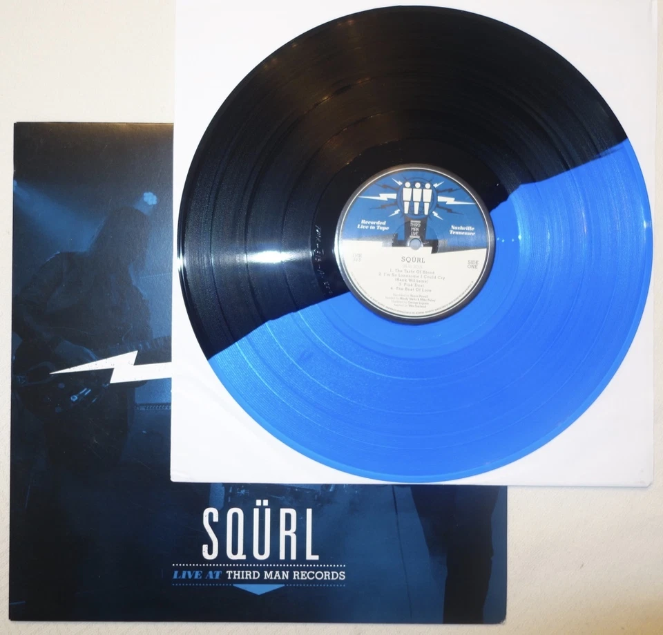 Squrl - Rare Black & Blue Colored LP Live at Third Man Records TMR - Image 1 of 1