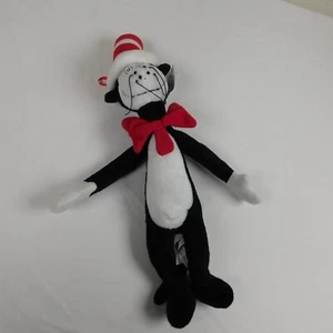 Cat In The Hat Collectible Plush Toy 2003 Nanco Dr Seuss Black White Tags 13" - Picture 1 of 11