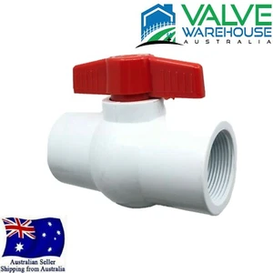 PVC BALL VALVE - FEMALE BSP THREADED - ERA - Australian Standard No. WMKA25603 - Picture 1 of 6