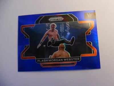 2022 WWE Prizm Flash Morgan Webster #13 Blue Prizm #'d 120/199 - Image 1 of 2