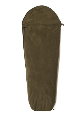 Snugpak Olive Fleece Liner with Zip WGTE - Sleeping Bag Liner Camping Bivvi - Image 1 of 4