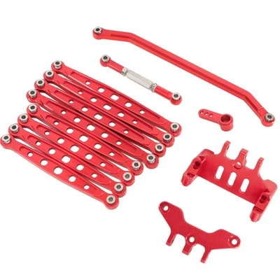 Metal Axle Assembly Chassis Tie Rod Kit for 1/12 MN128 MN86 MN86S G500 RC Parts - Image 1 of 4