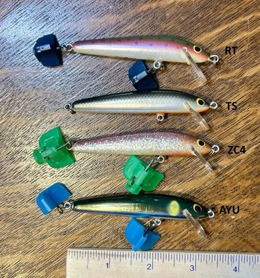 Bagley Bang-O-Lure BOL #3 modelo escaso 4 colores precio por cada RT TS ZC4 AYU Foto 1 de 4