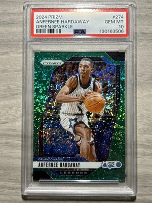 Panini Prizm Anfernee Hardaway Magic Green Sparkle #/8 SSP PSA 10 gemas 2024 Foto 1 de 2