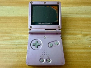 Nintendo Gameboy Advance SP AGS101 Pearl Pink Handheld Console - Parts or Repair - Picture 1 of 10