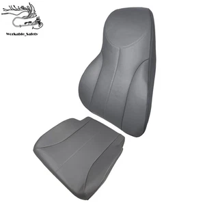 Driver Backrest&Bottom Seat Cover Combo Gray For International Air Ride 2001-07 - Picture 1 of 24