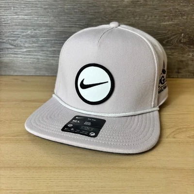 Nike Hat Snapback Platinum Violet Golf Dri Fit Quail Hollow PGA Championship NEW - Image 1 of 4