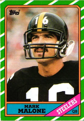 1986 Topps - #281 Mark Malone - Steelers - Image 1 of 2